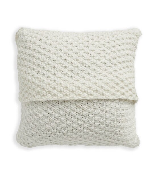 Check Border Knit Pillow, image 4