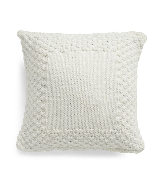 Check Border Knit Pillow, image 3