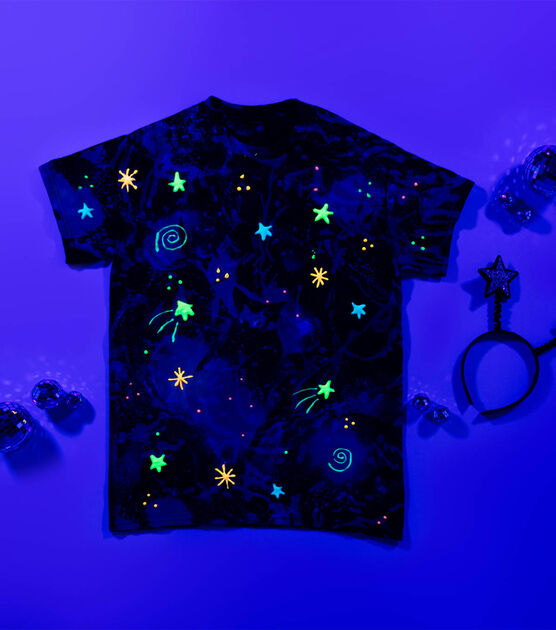 Glow-in-the-Dark Galaxy Tie-Dye Costume, image 3