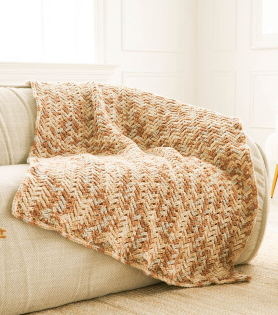 How To Make Forever Fleece Fleecy Herringbone Crochet Blanket Online