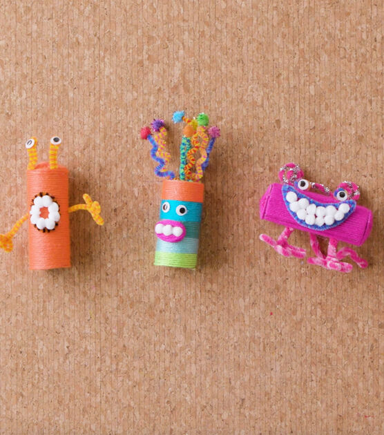FREEBLOSS 6Pcs DIY Toilet Paper Roll Crafts Easy Paper Roll Crafts lovely  Monster Paper Craft for to Do at Home : : Home