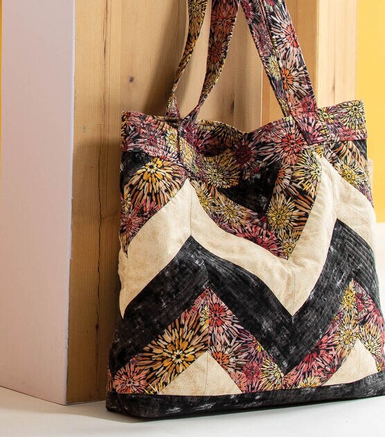Tote Bag with Coverstitch Embellishment