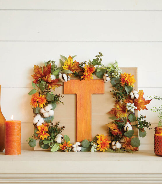 Garland Fall Letter Sign