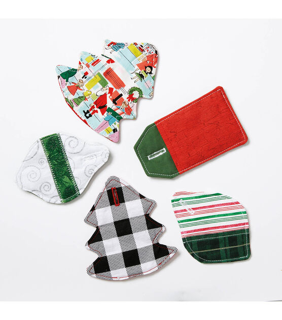 Holiday Cotton Fabric Tags