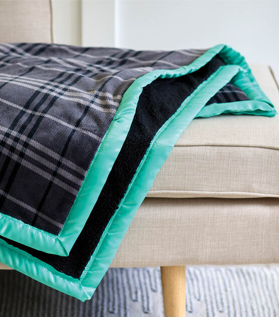 Satin Blanket Binding Sage Green 2 x 4-3/4 Yards Polyester #4319