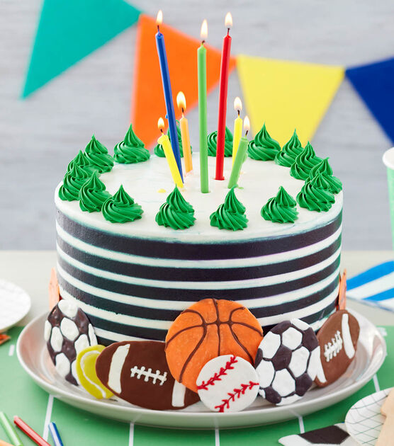 For the Love of Sports Birthday Cake