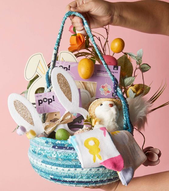 Fabric Scrap Easter Basket