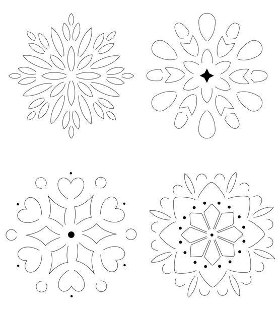 Snowflake Cutouts Project