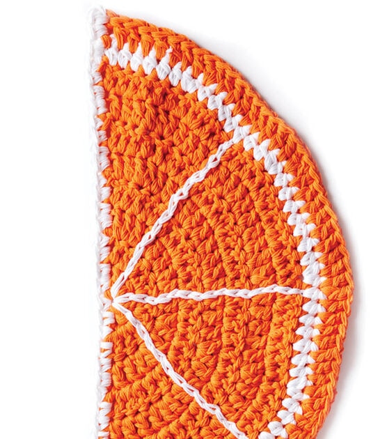Citrus Slice Crochet Rug, image 2