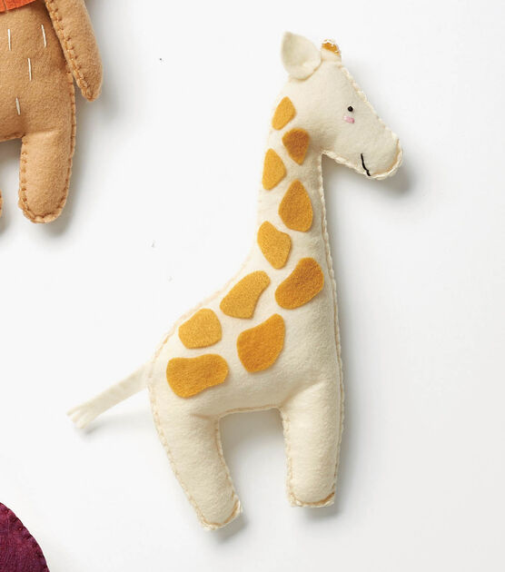 Hand Sewn Felt Giraffe