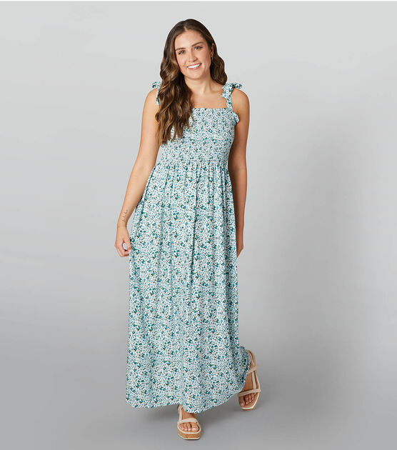 Easy Dress Using Smocked Fabric