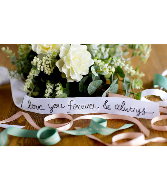 Embroidered Ribbon for Bouquet
