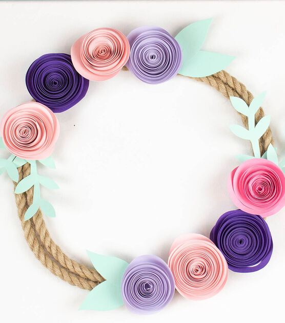 How To Make DIY Personalized 3D Paper Flower Canvas Online | JOANN