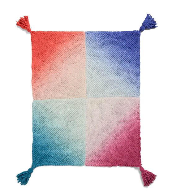 Bernat Perfect Phasing Fade Out Knit Blanket