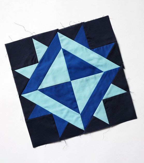 Ribbon Star Quilt Block