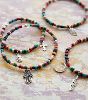 Diy Bracelets Bracelet Making Ideas Joann How To Make Wire Beaded Bracelets