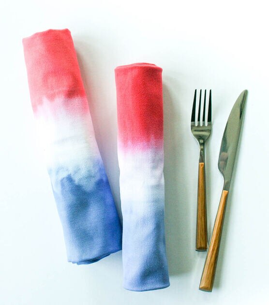 Dip Dye July 4th Napkins