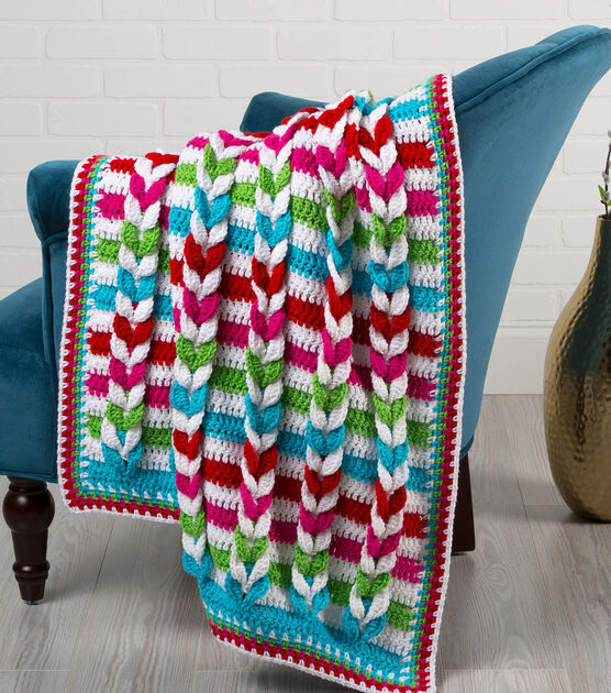 Crochet Pulled Taffy Blanket