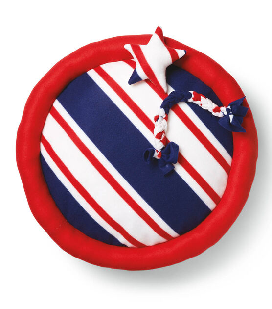 Patriotic Dog Bed and Toy