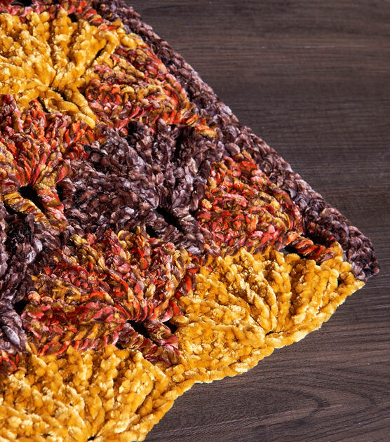 How To Make Bernat Velvet and Velvet Twist Rising Moon Crochet Blanket Online | JOANN
