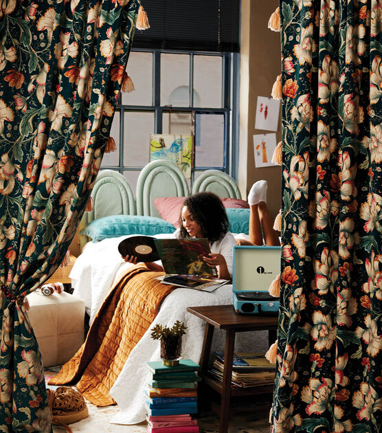 Tassel Trimmed Curtains