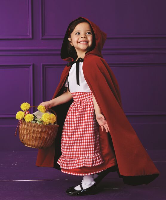 Diy Little Red Riding Hood Costume For Kids