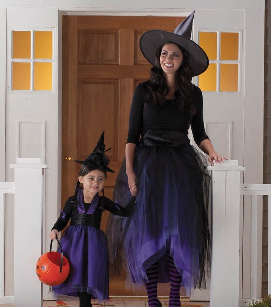 Mommy and Me Matching Halloween Witch Aprons New Mother Daughter