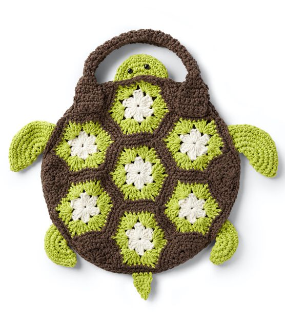 Lily Sugar'N Cream Crochet Sea Turtle Tote Bag