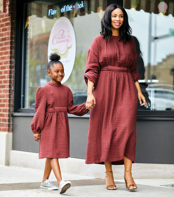 Mommy and Me Bubble Gauze Dresses