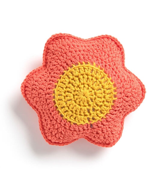 Crochet Petal Pillow, image 3