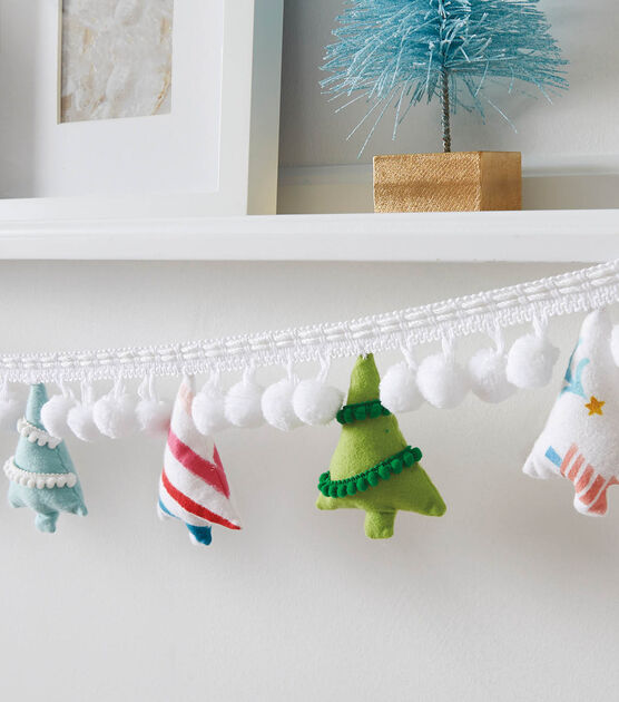 Flannel Mini Tree Garland