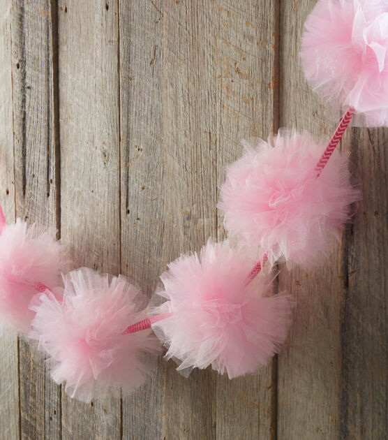 Tulle Pom Garland Joann Tulle Pom Garland Joann