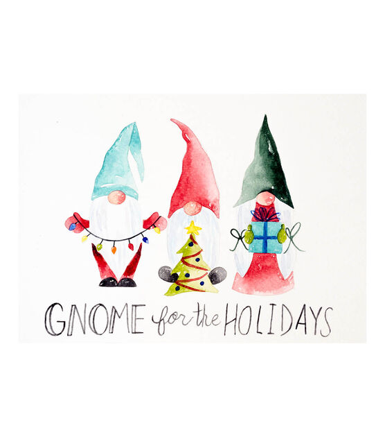 Gnome for the Holidays Greeting Card, image 2