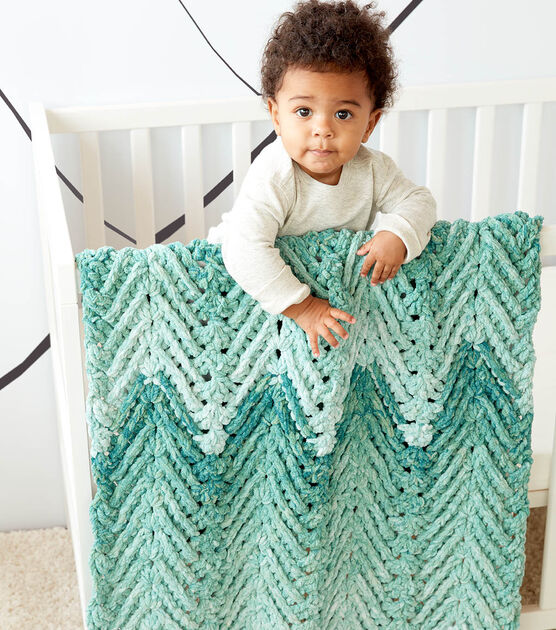 Crocheted baby quilt with Bernat baby blanket yarn  Easy crochet baby  blanket, Baby blanket crochet pattern, Bernat baby blanket yarn