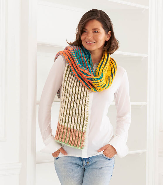 Knit Brioche Scarf, image 3
