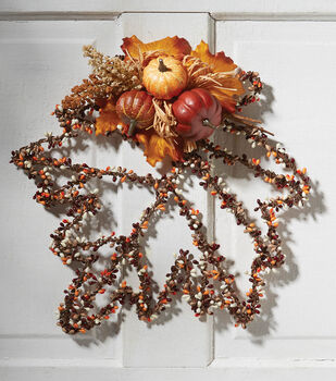 How To Make A Leaf Wire Wreath How To Make A Leaf Wire Wreath