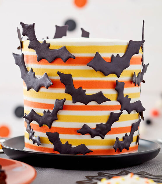 Bat Stripe Cake