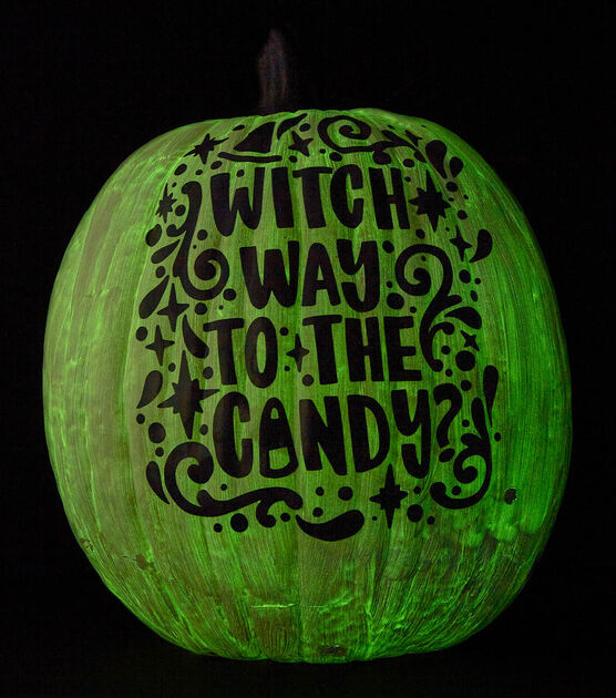 Glow in The Dark Cricut Pumpkin, image 2