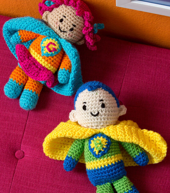 Crochet Boy And Girl Super Heroes