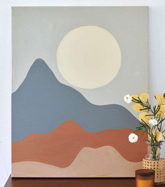 Layered Modern Landscape Painting