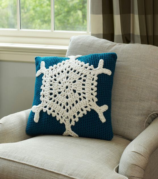 How To Make A Snowflake Pillow