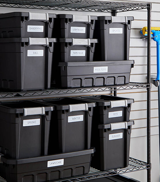 How To Make Garage Storage Bin Labels Online