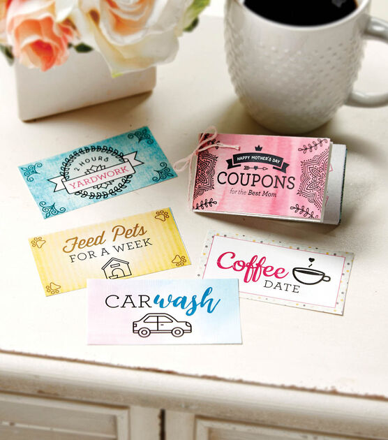 How To Make Printable Mother's Day Coupons Online | JOANN
