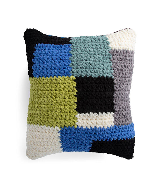 Bernat Blanket O'G Blocked Out Crochet Pillow, image 2