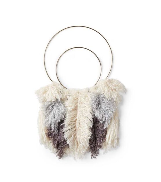How To Make A Red Heart Layered Feathered Wall Hanging, image 2