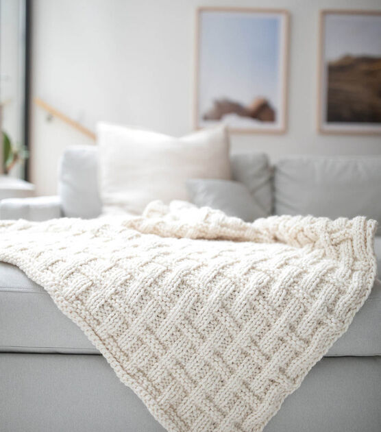 Wool-Ease Thick & Quick Textured Afghan
