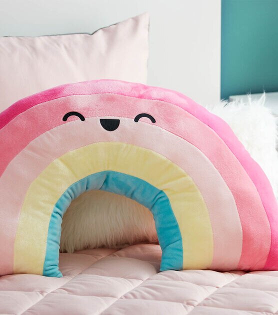 Decorated Rainbow Pillow