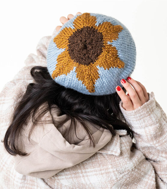 Lion Brand Heartland Sunflower Beret