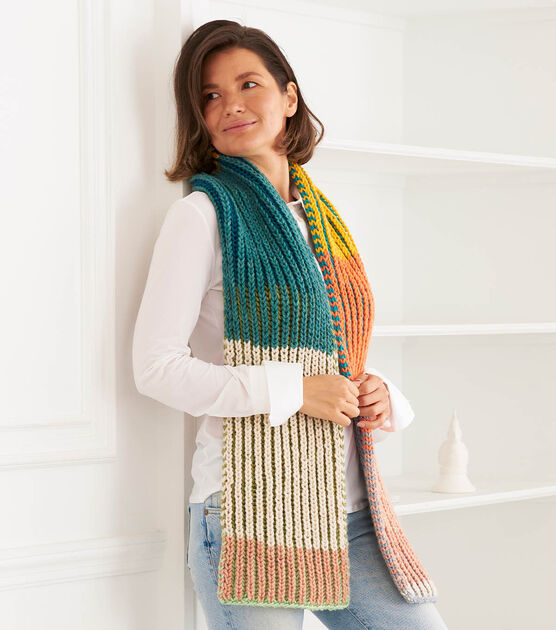 Knit Brioche Scarf, image 2