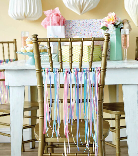Ribbon Streamer Party Chairs